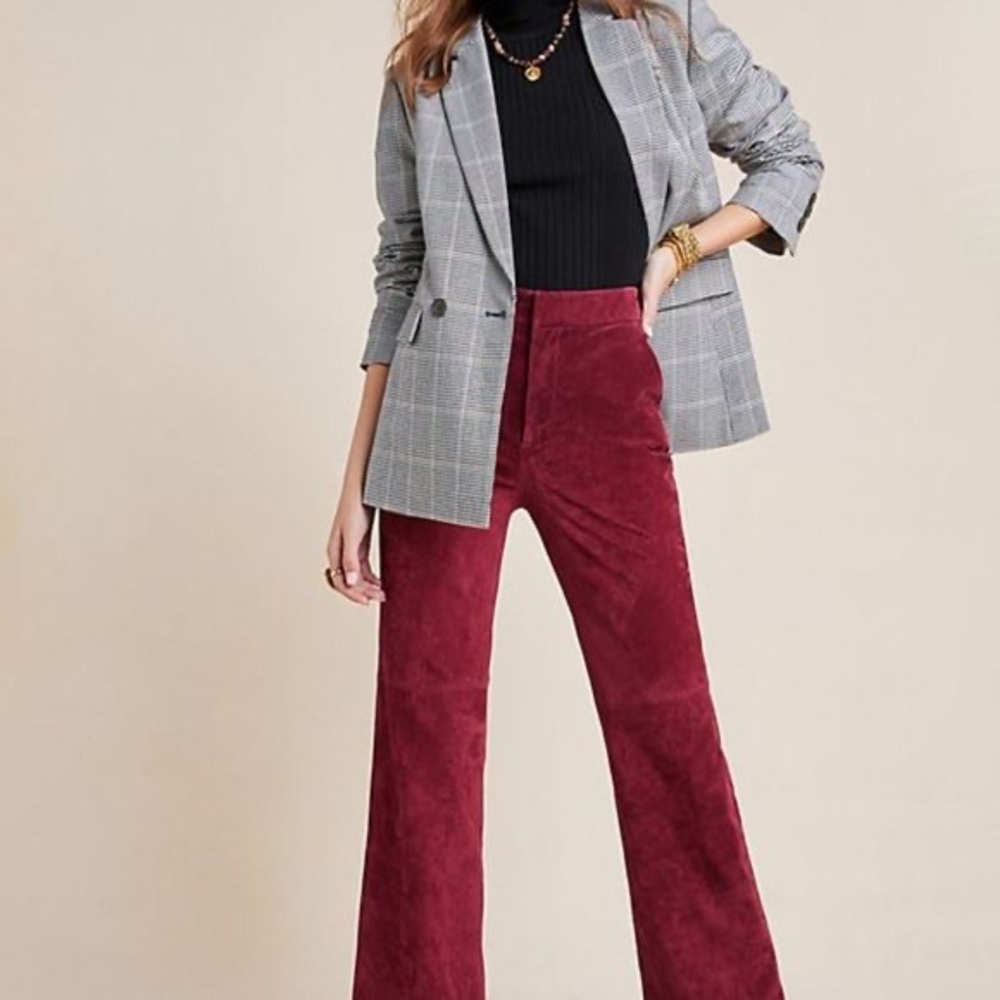 NWT ANTHROPOLOGIE SUEDE PANTS